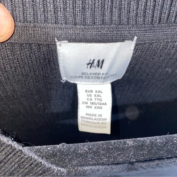 MENS XXL RELAXED FIT BLACK SWEATER VEST - Picture 2 of 2